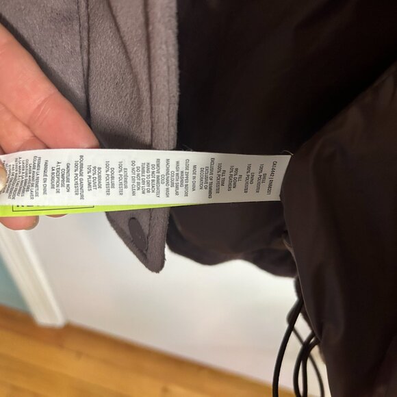 NWOT MPG Velvet Puffer Jacket 650 Fill Power – Women’s Large - Picture 7 of 7